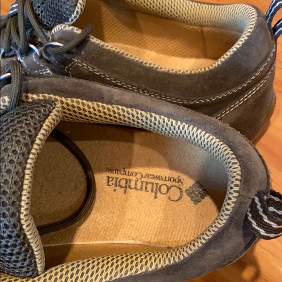 Women’s Columbia Olive Green Suede Hiking Shoes 8M - Picture 9 of 12